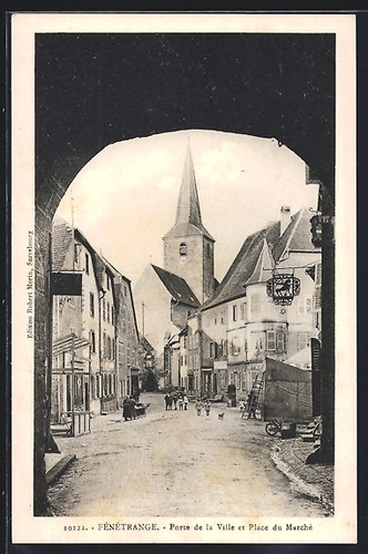 Cpa fénétrange porte - cpa, la
