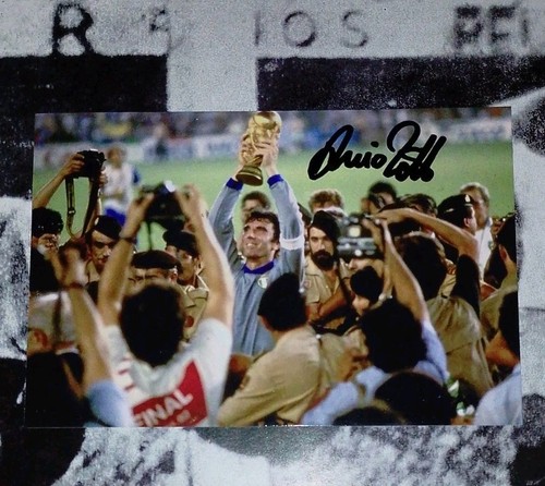 Autografo dino zoff bella foto - autografo,