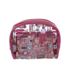 Set trousse kiss - kiss&go, rosa