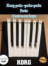 KORG PA5X -PA4X -PA3X -PA2X -PA1X-Set chiavi ottava, bianco -PARTE ORIGINALE KORG