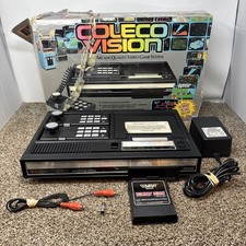 Lotto console Colecovision Bundle CIB IN SCATOLA con gioco completamente TESTATO FUNZIONANTE LEGGI