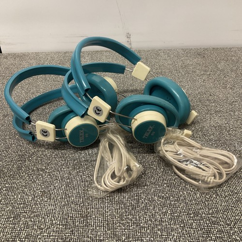 Cuffie blu retrò mono telex - cuffie,