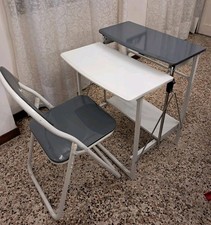 Scrivania pieghevole con - pieghevole, sedia
