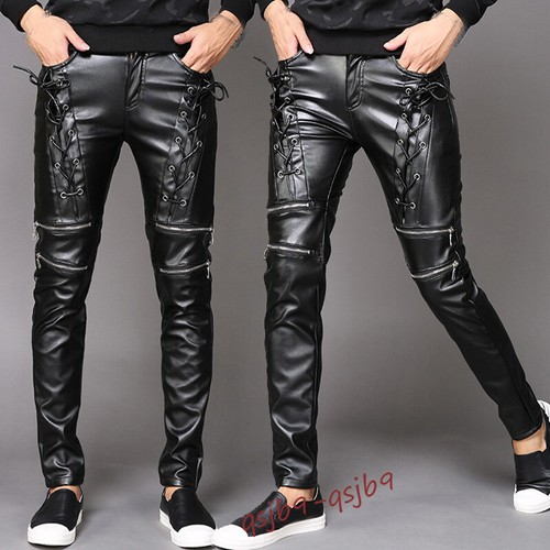 Pantaloni moto biker - uomo, slim