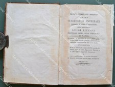 Diritto - Napoleone, 1810. NUOVO TRATTATO PRATICO DELLE SUCCESSIONI........