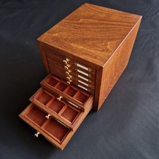 ZECCHI. Piccolo Monetiere, per monete antiche, argento, oro. Gold Coin cabinet