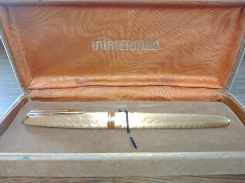 Waterman plaque 18k - or, 750