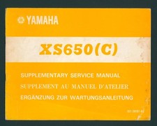 Yamaha XS650C (1976) Manuale
