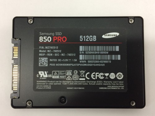 Samsung 850 pro 512gb ssd - 850,