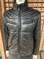 BELSTAFF PIUMINO PELLE Nero Malenotti Epoca Etichetta Oro M