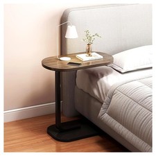 TAVOLINO A FORMA DI C PER DIVANO SOGGIORNO CAMERA LETTO MODERNO PORTATILE TAVOLO