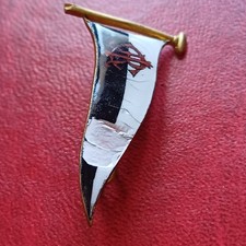 Vecchia Spilla Smaltata Un Po Rovinata Metallo Giallo  Lotto Sc14