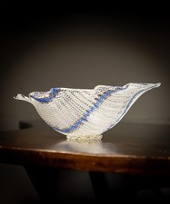 Rara ciotola Dino Martens a Trina, anni '50, Aureliano Toso, Mezza Filigrana