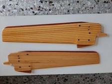 Coppia pale timone in legno