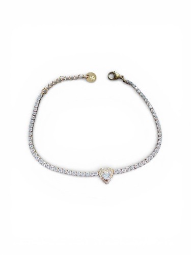 Bracciale tennis donna acciaio - donna,