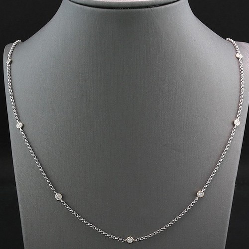 Collana diamanti con - diamanti,