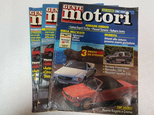Gente motori anno - gente,
