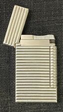 S.T. Dupont Paris, made in France, accendino vintage, placcato argento.