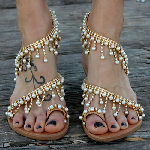 Sandali donna estivi strass