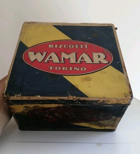 Antica scatola biscotti wamar - scatola,
