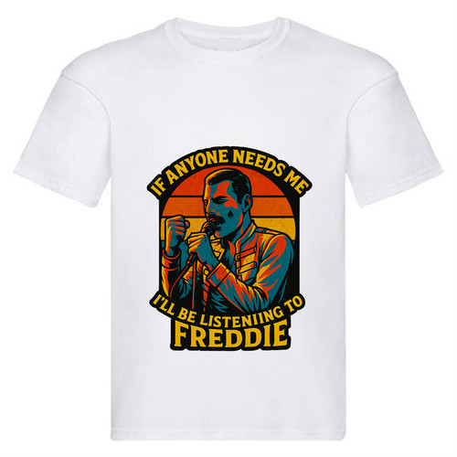 Shirt freddie mercury - freddie, retrò