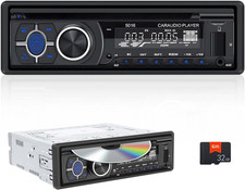 Autoradio Bluetooth 5.1 Con Lettore CD DVD per 12-24V, FM/AM Stereo Auto Con Viv