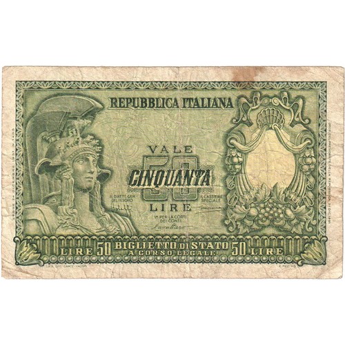 249627 italia 50 - italia,, lire