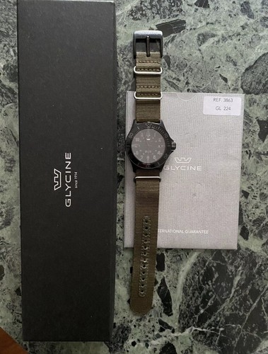 Orlogio glycine combat - combat, pvd