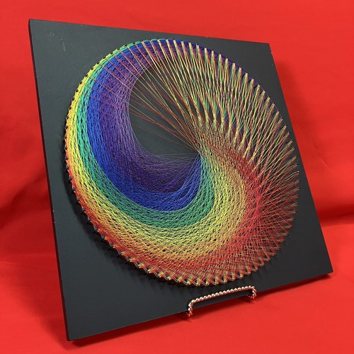 Arcobaleno stringa art - arcobaleno,