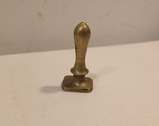 Antico sigillo in BRONZO/OTTONE:  SIGILLO VERGINE, F D