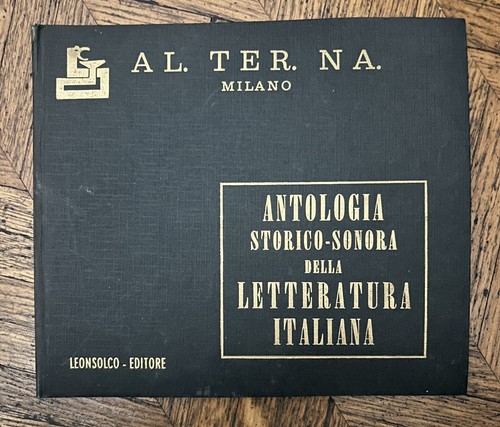 Antologia storico sonora della - antologia,