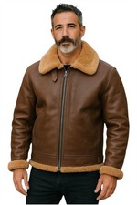Uomo Marrone Zenzero Montone