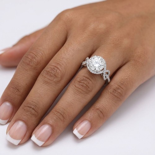 Anello fidanzamento pietra - anello, di