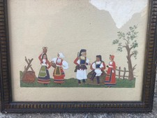 Tempera su carta - costumi