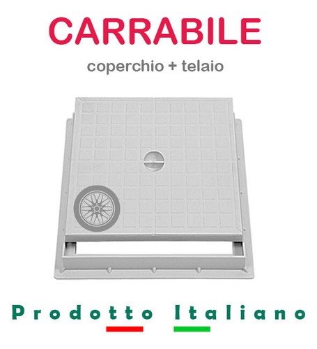 Pozzetto chiusino carrabile - pozzetto,
