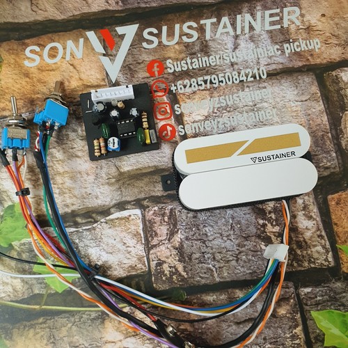 Sustainiac humbucker - sustainiac, (bianco)