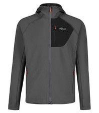 [QFE-89-GRH] MENS RAB SUPERFLUX REGULAR FIT FULL ZIP HOODY