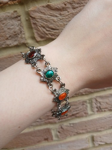 Bracciale vintage smalto - bracciale,