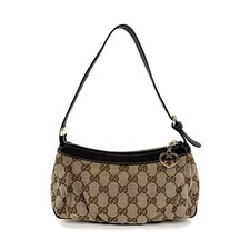 Borsa pochette di lusso originale Gucci GG Interlocking Heart Canvas Monogram designer