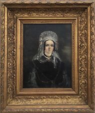 Dipinto A Olio Russia Ritratto