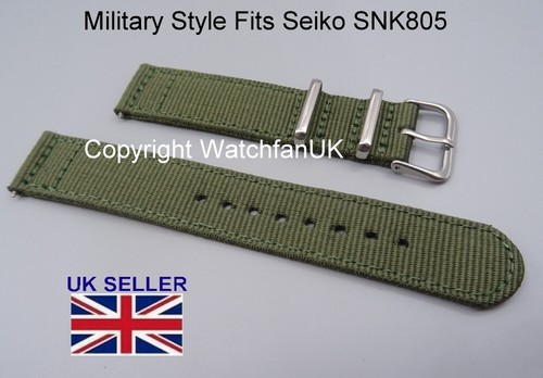 Green military watch - green,