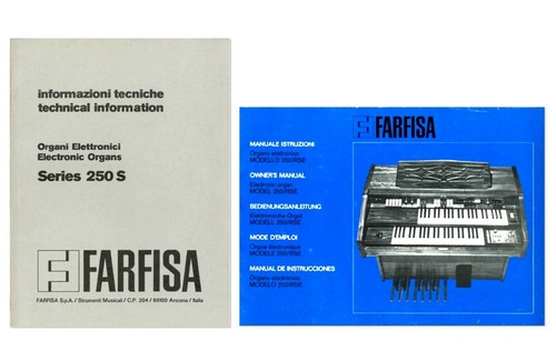 Farfisa 250s service manual - farfisa,