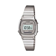 Orologio Donna CASIO Vintage LA-670WA-7 Acciaio Classico Digitale Grigio FIV