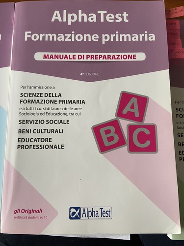 Alpha test formazione primaria - test,