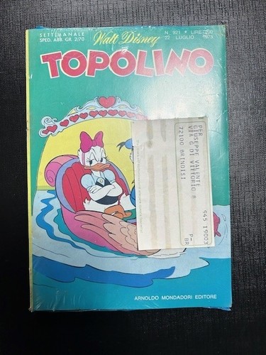 Topolino 921 blisterato - n., per