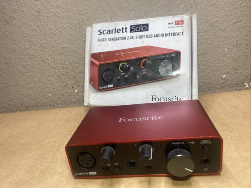 Focusrite scarlett solo - focusrite,