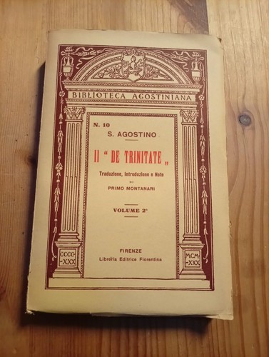 Trinitate s agostino - il, de