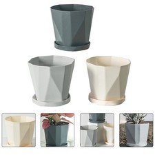  3 Sets Vaso Plastica Vivaio