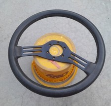 VOLANTE STERZO FIAT 127 SPORT A112 ABARTH  ORIGINALE NERO STEERING WHEEL 