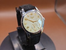 Longines 6224 13 Calatrava -Cal 12.68z Vintage Steel Case - Gold Indexes & Hands